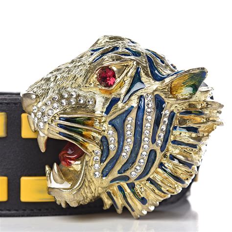 gucci tiger head belt|Meer.